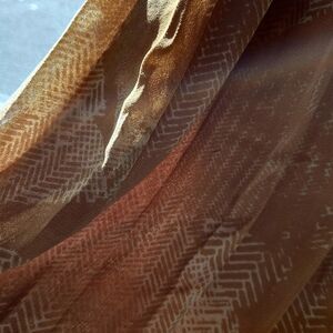 Elegant Brown Midi Skirt